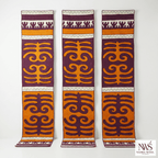 EMBER PASSAGE | Handcrafted Wool Wall Art (Set of 3)