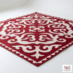red autentic rug